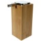 Soap Dispenser, Large, Wood, with Chrome Pump